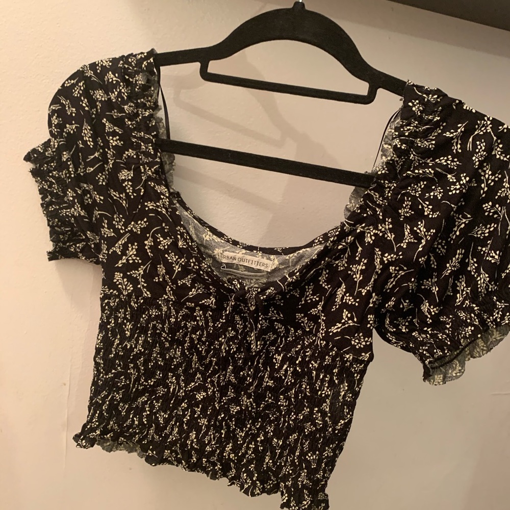 Black Crop top Urban Outfitters